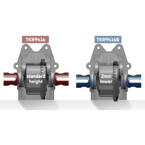 Tekno TKR9416B – Gearbox (-2mm, F/R, EB/NB/ET/NT48 2.x) - Picture 2 of 2