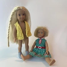 2 American Girl Mini Dolls 6” BeForever Kit Kittredge & Julie Albright Lot