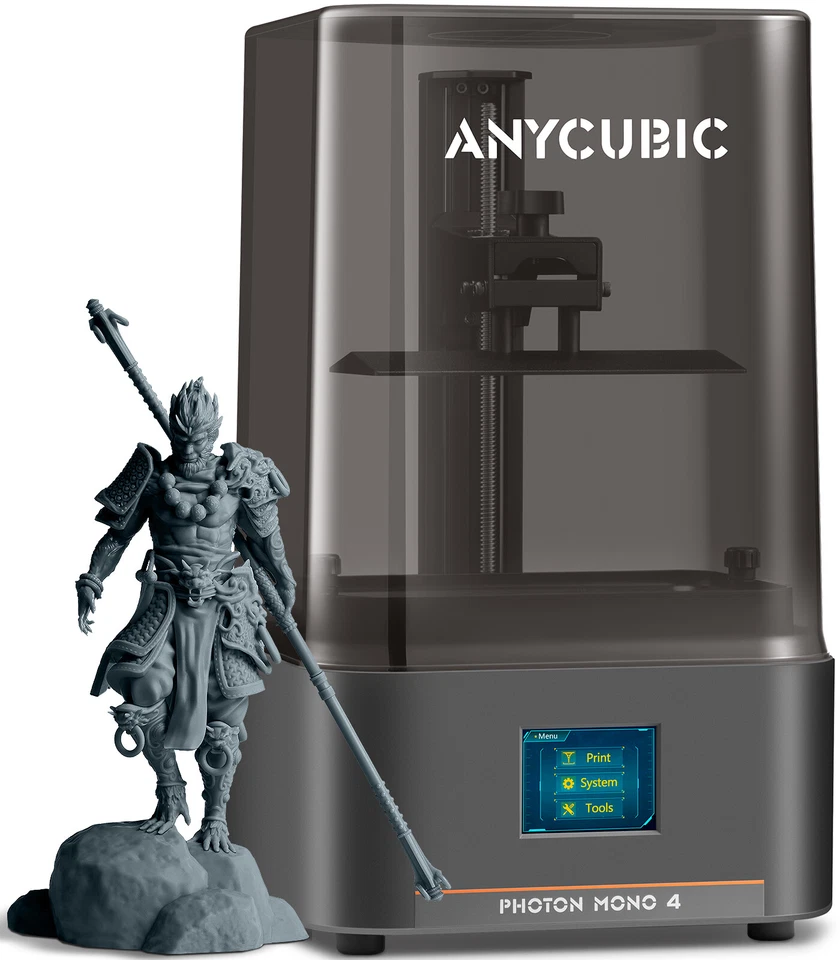 Impresora 3D ANYCUBIC Photon Mono 4 EB Versión 10K Resina Pantalla Mono 7"" + Resina 2KG Foto 2 de 4