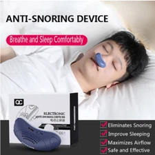 Electric Micro Noise Anti-snoring Device Sleep Apnea Stop Snore Aid Stopper USA