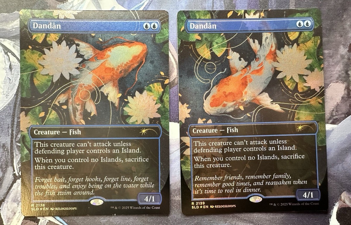 MTG ダンダーン Dandan secret lair 2枚セット foil MTG | Dandan 2 Card Set ✨FOIL✨ Secret Lair 2138 & 2139 NM