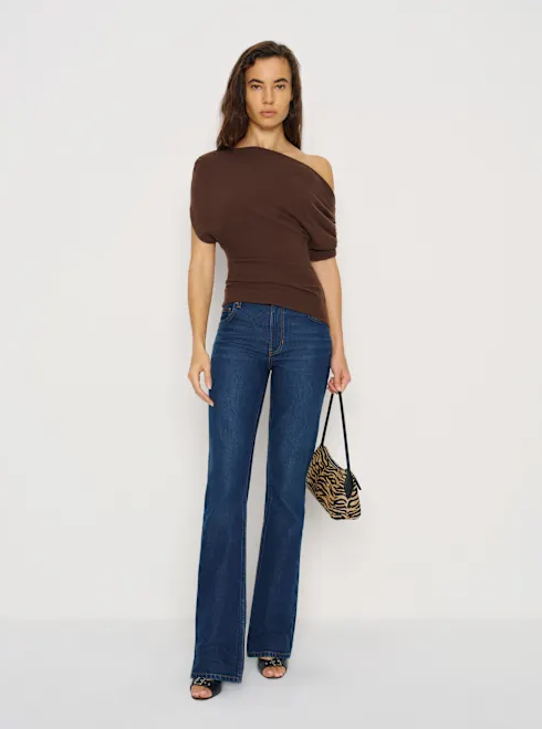 The Reformation Iris Knit Top - Mole (NEW)