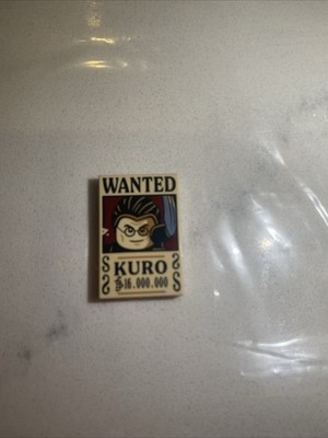 LEGO One Piece KURO Wanted Poster 75636 75637 75638 75639 NEW Printed ...