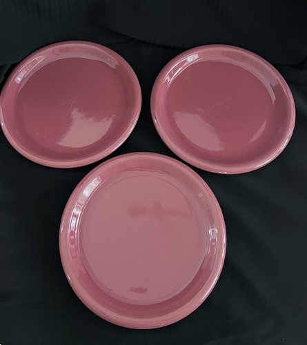 Vintage Crown Corning Japan 3 - 9" Salad & 4 - 10.5” Dinner Plates. Dark Mauve. - Picture 4 of 6