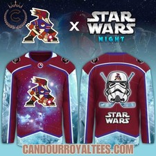 Personalize Tucson Roadrunners Star Wa.rs Night Game Hockey Shirt Men's Fan Gear