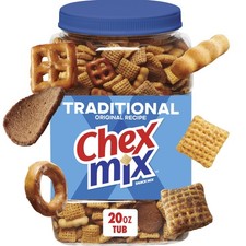 Chex Mix Traditional Original Recipe Snack Mix, Salty 20 Ounce Pack of 1
