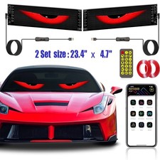 2pcs 23truck Windshield Cars Devil Eyes Light Remote Smart Eye Lamp Soft Screen 2pcs 23truck Windshield Cars Devil Eyes Light Remote Smart Eye Lamp Soft Screen