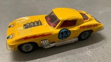 Corgi Toys Chevrolet Corvette Stingray Stockcar 337 1:43 Gelb Lazy Bones 1967