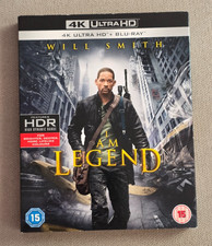 I am Legend 4K UHD Blu-Ray - No Disc Included - GENUINE SLIPCOVER ONLY - RARE