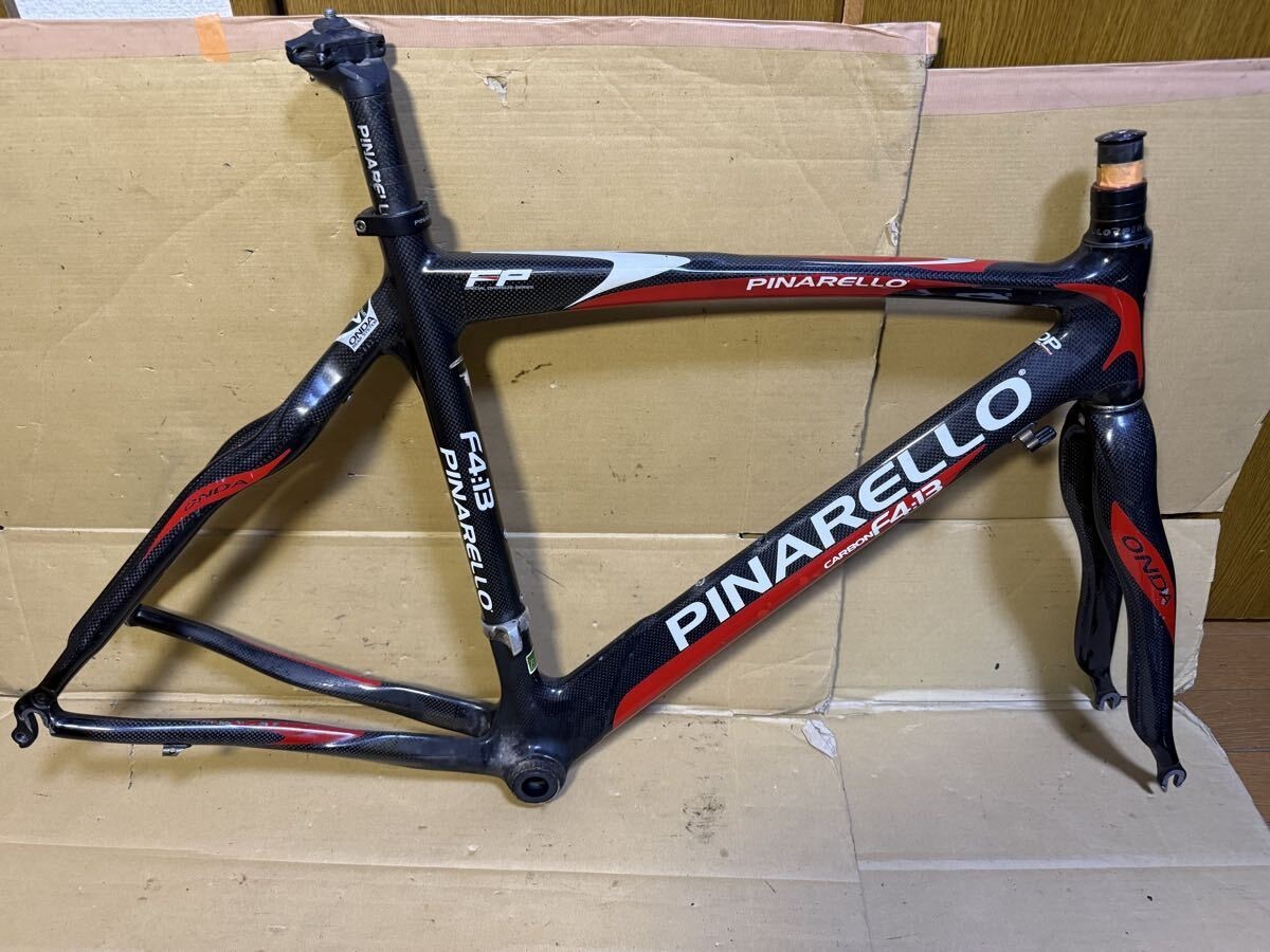 PINARELLOピナレロF4:13FP460サイズカーボンフレームジャンク品 Pinarello F4 13 Full Carbon Road Frame Set | eBay