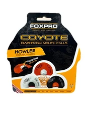 FoxPro Howler Coyote Diaphragm Mouth Call Predator Hunting 3-Call Combo Pack
