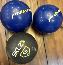 Lot Of 3 15 Oz Training Balls Primed & Sklz Brand