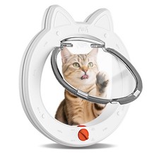 Cat Door with 4-Way Lock, Cat Door for Exterior Door with Magnetic Flap, Weat...