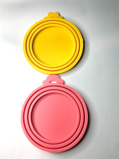 2 Pack Pet Food Can Covers Universal Can Lids Safe/Silicone Dogs Cats and more