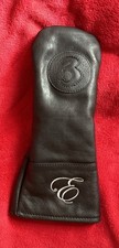 Leder 3 Holz Headcover / Schwarz / Echt Quali...
