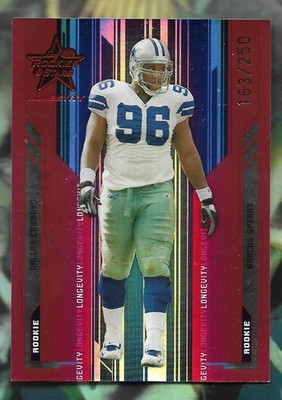 MARCUS SPEARS 2005 DONRUSS RED SP ROOKIE RC CARD #'D /250 ESPN LSU COWBOYS