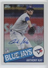 2020 Topps Silver Pack 1985 Chrome Baseball Series 2 89/199 Anthony Kay Auto nd3