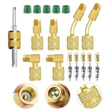 R410A Mini Split Adapter Kit, 12PCS 5/16 Female to 1/4 Male Adapter HVAC