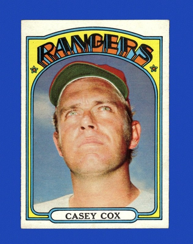 1972 Topps Set-Break #231 Casey Cox NR-MINT *GMCARDS*