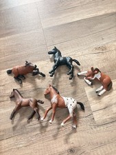 Schleich Set 5 Fohlen Konvolut Horse Club Bau...