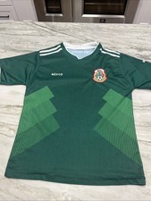 Mexico National Team Soccer Jersey Green Youth Medium selecci n Verde F tbol