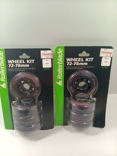 in Line Rollerblade Wheel Kit 72-78mm See Pic for Sizes. Have Misc Parts Too