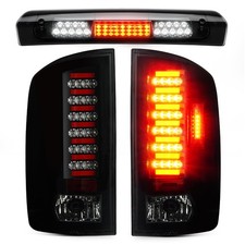 Bomusou LED Tail Lights 3rd Third Brake Light Dodge Ram 1500 2002-2006, Dodge