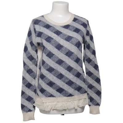Custommade, Strickpullover, Größe: S, Grau/Blau/Beige #ksS