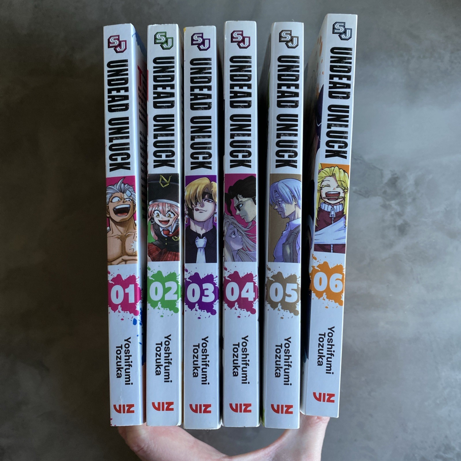 Undead Unluck Vols 1-6 Yoshifumi Tozuka VIZ Media Softcover English Manga