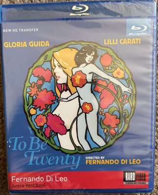 TO BE TWENTY Blu-ray Uncut 98 min Classic Italian Erotica Gloria Guida Carati BN