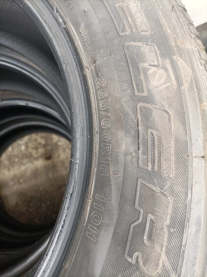 Sommerreifen Bridgestone 265/60 R18 110H Dueler H/T 684 Neuwagendemo - Bild 2 von 4