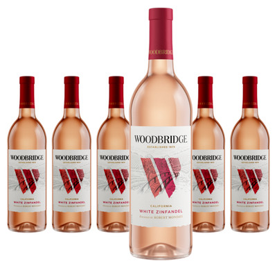 6 x Robert Mondavi Woodbridge White Zinfandel