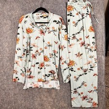 Natori Pajama Set, Size Medium, Dynasty Print