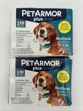 2 PETARMOR Plus for Dogs 23-44lbs. 6 Months Kills Fleas, Ticks & Chewing Lice