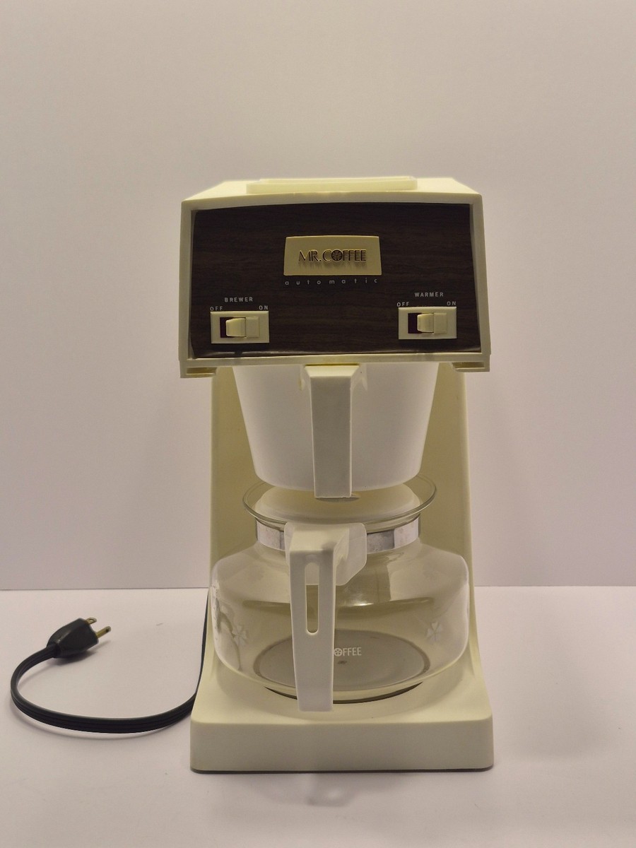 ビンテージ auto coffee maker Vintage 1970s Mr. Coffee Automatic Coffee Maker MC-1AC White with