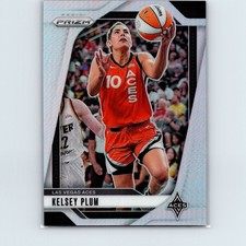 2024 Panini Prizm WNBA Kelsey Plum #77 Silver Las Vegas Aces