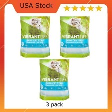Vibrant Life Mini Crystal Unscented Cat Litter, 3 pack