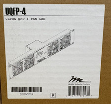 Middle Atlantic UQFP-4 Ultra Quiet Fan Panel, 4 Fans, LED