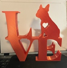    SALE  This week ONLY Boston Terrier  Love Bostons  sign  New Size 