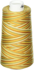 3 Ply Cotton Quilting Thread, 40Wt/3000 Yd, Variegated Harvest
