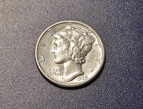 Gem BU 1939-P Mercury Dime