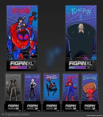 Figpin Spider-Man Into The Spider-Verse 2019 NYCC Exclusive Box Set