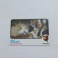 Topps 1973 Bob Didier #574 Base Set High Number Atlanta Braves Baseball Card