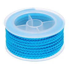 Nylon Thread Twine Beading Cord, 13ft Bracelets String Cord Rope, Lake Blue