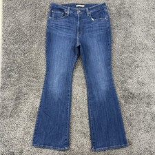 Levis 726 Flare Jeans Womens 33 Blue Boho Indie Casual Y2K