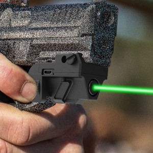 LASPUR Mini Green Laser Sight & CREE LED Flashlight Combo For Pistol/Rifle - Picatinny Rail Mount