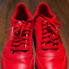 Reebok Classic Leather Men s Red Low Top Lace...