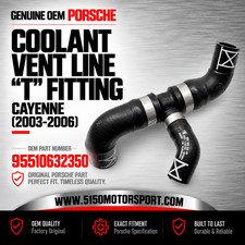 Porsche Cayenne 2003-2006 Coolant Vent Line T Fitting Oem