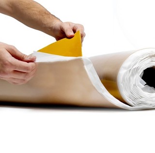 4 ROLLS OF TECSOUND SY100 HIGH PERFORMANCE ACOUSTIC MEMBRANE 4M X 1.22M