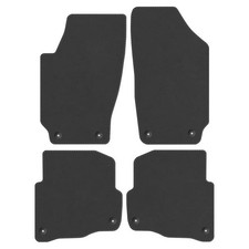 Velours Fußmatten für Skoda Fabia I Bj. 1999 - 2007 Automatten Passend ANTR ALPS